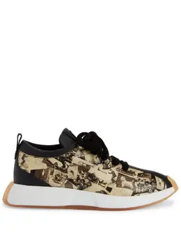 Giuseppe Zanotti: Чёрные кроссовки  Ferox