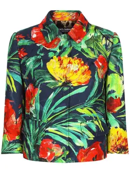 Dolce & Gabbana: Куртка с принтом 