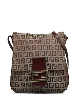 Fendi Pre-Owned: Коричневая сумка через плечо 