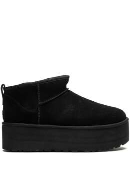 UGG: Чёрные ботинки  Ultra Mini