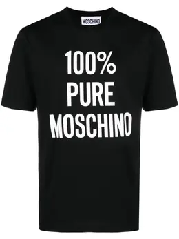 Moschino: Футболка с принтом 