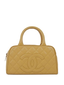 CHANEL Pre-Owned: Бежевая сумка 