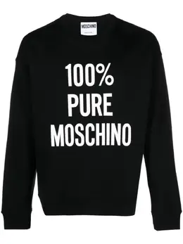 Moschino: Свитшот с принтом 