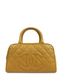 CHANEL Pre-Owned: Бежевая сумка 