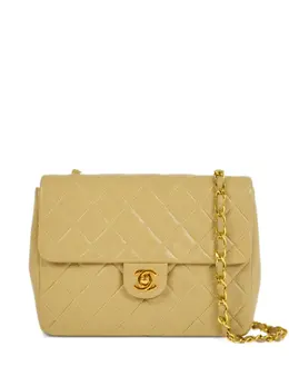 CHANEL Pre-Owned: Бежевая сумка 