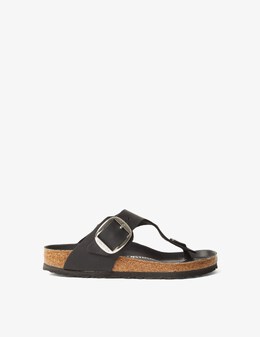 Birkenstock: Чёрные босоножки Gizeh