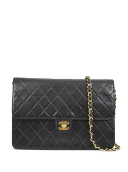 CHANEL Pre-Owned: Чёрная сумка 