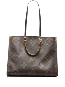 Louis Vuitton Pre-Owned: Коричневая сумка-шоппер