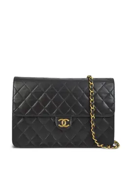 CHANEL Pre-Owned: Чёрная сумка 