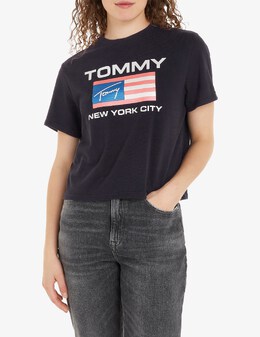 Tommy Jeans: Синяя футболка