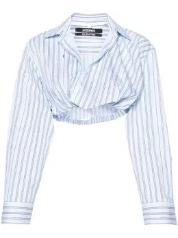 Jacquemus: Рубашка  Bahia в полоску