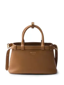 Prada: Коричневая сумка 