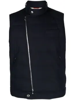 Brunello Cucinelli: Синий жилет 