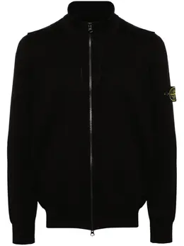 Stone Island: Чёрная куртка  Compass