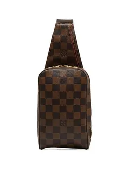 Louis Vuitton Pre-Owned: Коричневая сумка через плечо