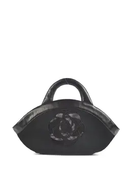CHANEL Pre-Owned: Чёрная сумка-шоппер 