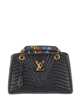 Louis Vuitton Pre-Owned: Чёрная сумка-шоппер