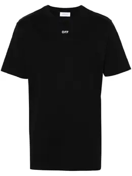 Off-White: Хлопковая футболка 