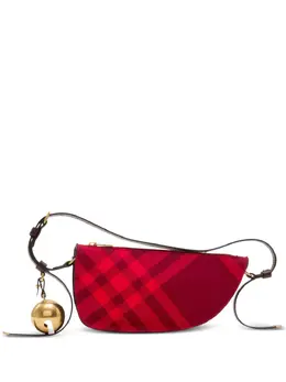 Burberry: Красная сумка 