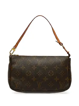 Louis Vuitton Pre-Owned: Коричневый клатч