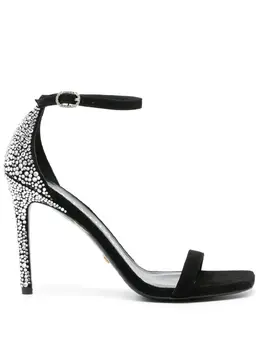 Stuart Weitzman: Чёрные сандалии  Nudistcurve