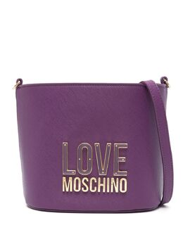 Love Moschino: Фиолетовая сумка 