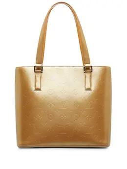 Louis Vuitton Pre-Owned: Серебристая сумка-шоппер 