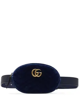 Gucci Pre-Owned: Синяя сумка