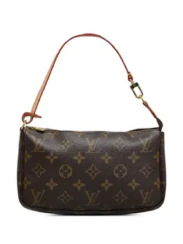 Louis Vuitton Pre-Owned: Коричневый клатч