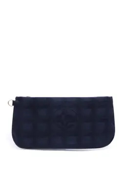 CHANEL Pre-Owned: Чёрный клатч 