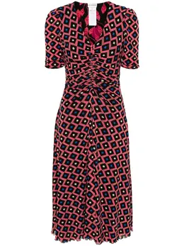 DVF Diane von Furstenberg: Платье в сетку