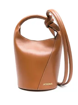 Jacquemus: Коричневая сумка 
