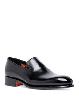 Santoni: Чёрные туфли  Carter