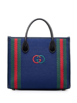 Gucci Pre-Owned: Синяя сумка