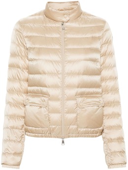 Moncler: Бежевая куртка 
