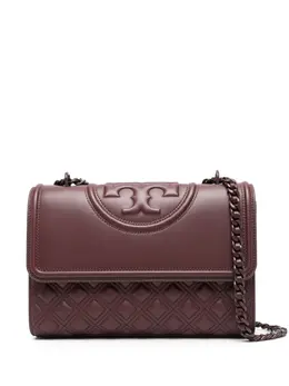 Tory Burch: Красная сумка  Fleming