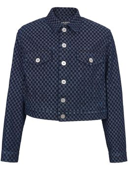 Balmain: Жаккардовая куртка 