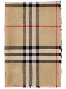 Burberry: Бежевый шарф  Vintage Check