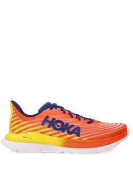 HOKA: Оранжевые кроссовки 