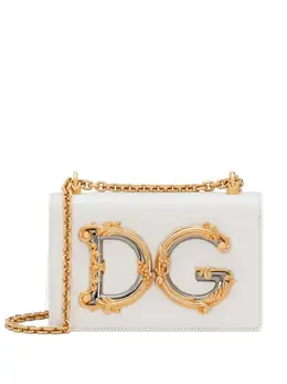 Dolce & Gabbana: Белая сумка через плечо 