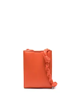 Jil Sander: Оранжевая сумка через плечо  Tangle