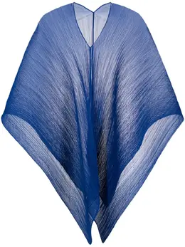 Pleats Please Issey Miyake: Голубой шарф