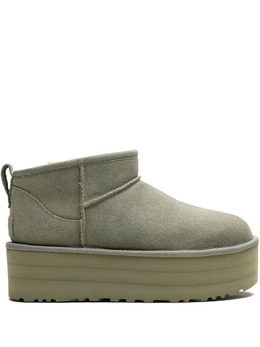 UGG: Зелёные ботинки  Ultra Mini