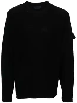 Stone Island: Синий свитер 