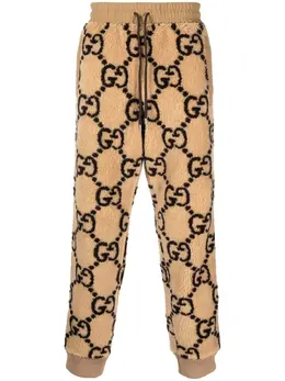 Gucci: Жаккардовые брюки  GG