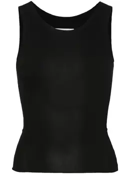 MM6 Maison Margiela: Чёрная майка 