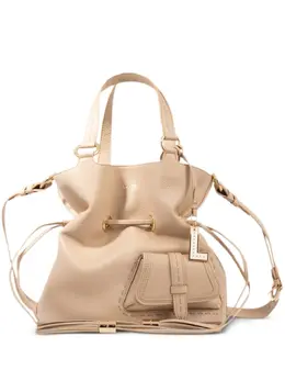 Lancel: Бежевая сумка 