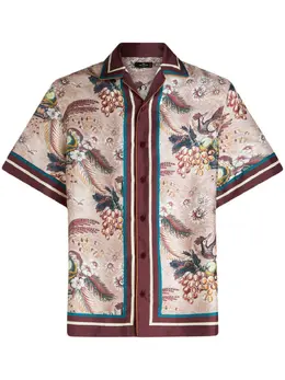 ETRO: Рубашка с растительным принтом 