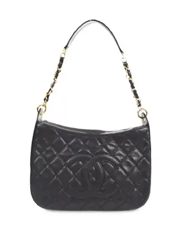 CHANEL Pre-Owned: Чёрная сумка 
