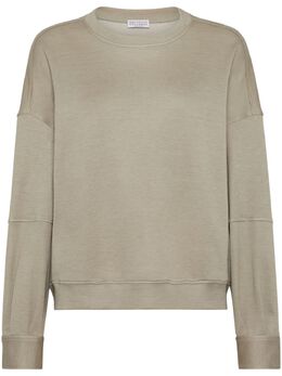 Brunello Cucinelli: Светлый свитшот  Monili